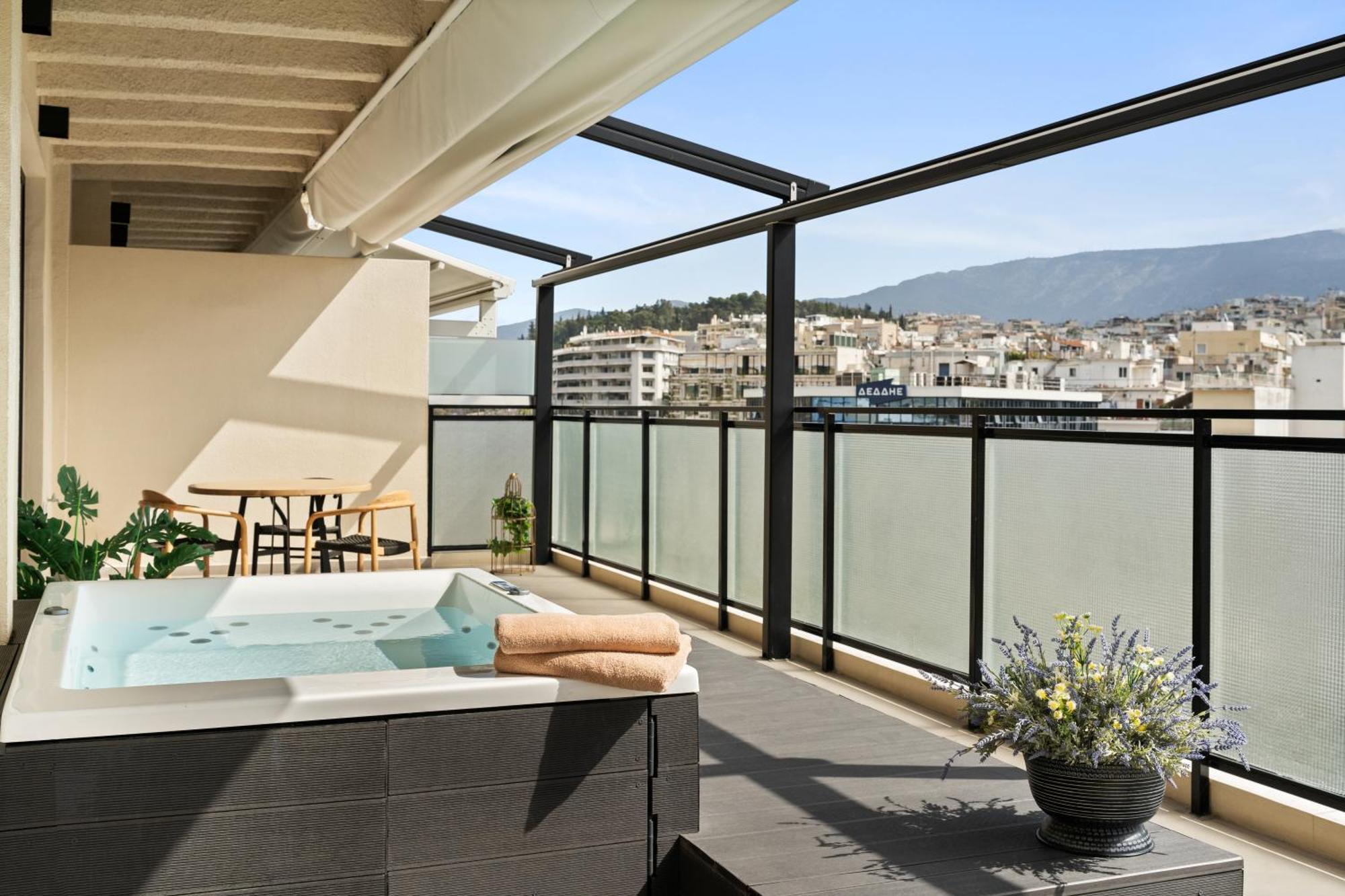 Acron 12 Penthouse Acropolis Suites Athén Kültér fotó